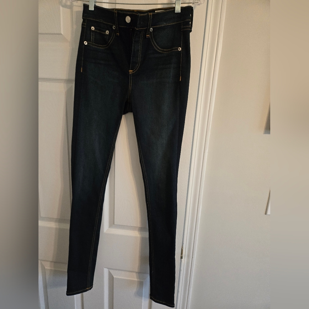 Rag & Bone Midnight Skinny Jeans, Size 26